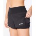 2XU Aero 2-In-1  3-Inches Women Running Shorts black/silver