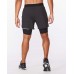 2XU Aero 2-In-1Inch 5 Men Short Black/Silver