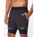 2XU Aero 2-In-1Inch 5 Men Short Black/Silver