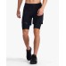 2XU Aero 2-In-1  7 Inches Men Running Shorts Black/silver