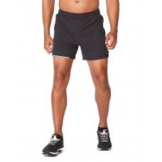 2XU Aero 5 Inch Men Short Black/Silver