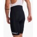  2XU Aero Cycle Men Cycling Foam Padded Bib Shorts Black/White