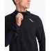 2XU Aero Men Runnng/cycling water Resistant Jacket Black/Silver