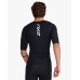 2XU Aero Sleeved Men Running Tri Top Black/white