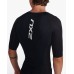 2XU Aero Sleeved Men Running Tri Top Black/white