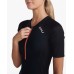 2XU Aero Sleeved Women Trisuit Black/Hyper coral