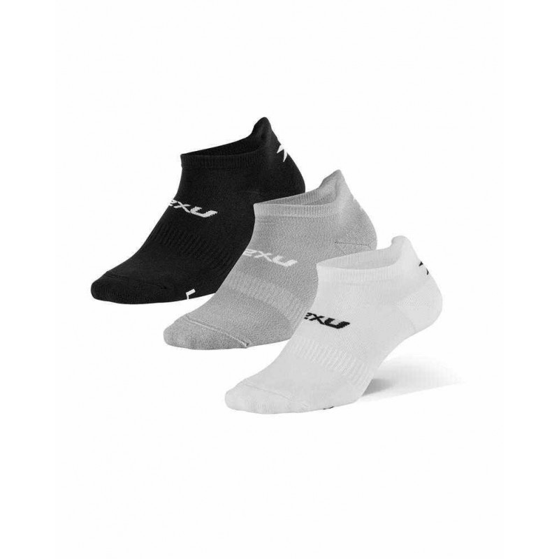 2XU Ankle Socks Tri/Colour (Triple Pack)