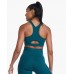 2XU Compression Motion Racerback Women Crop Top Deep Jade/White