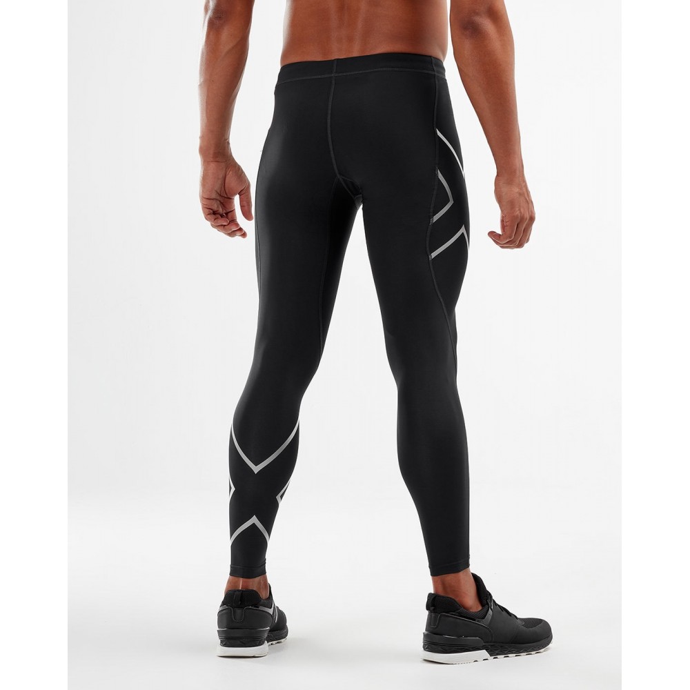 Buy 2XU Compression Tights Black Silver Online in india wizbiker