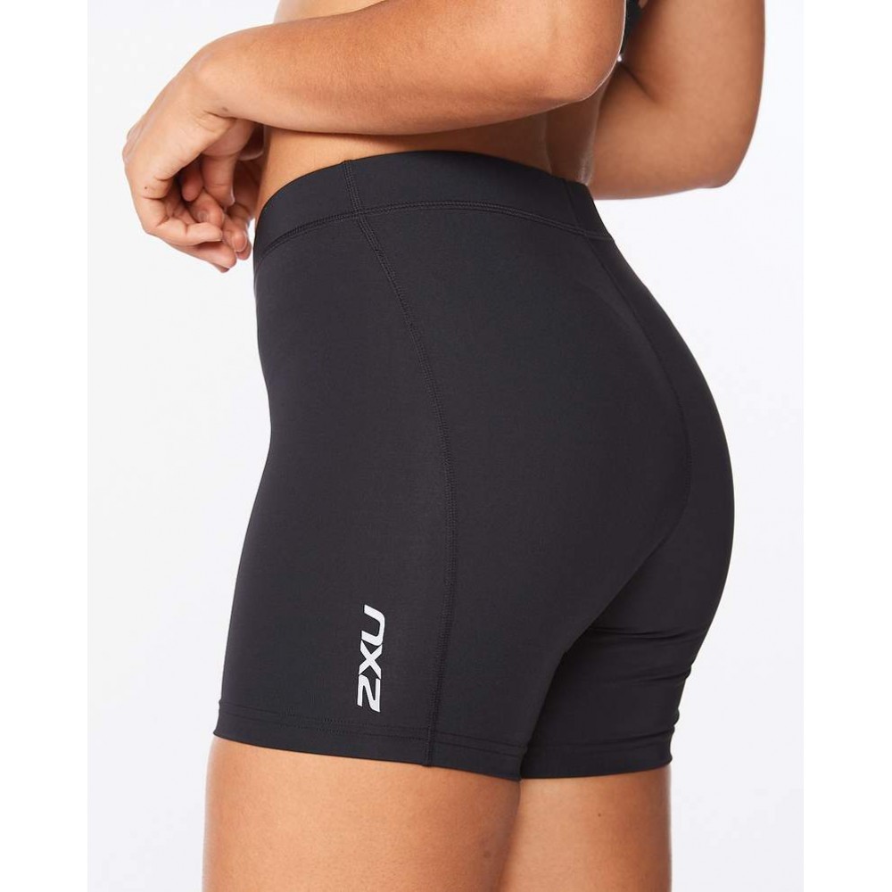 Buy 2XU Core Compression 5 Inch Women Short Black Silver Online in