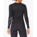 2XU Core Compression Long Sleeve Women Jersey Black/Silver