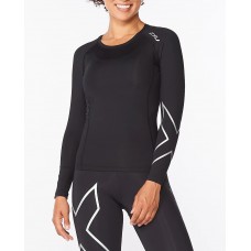 2XU Core Compression Long Sleeve Women Jersey Black/Silver