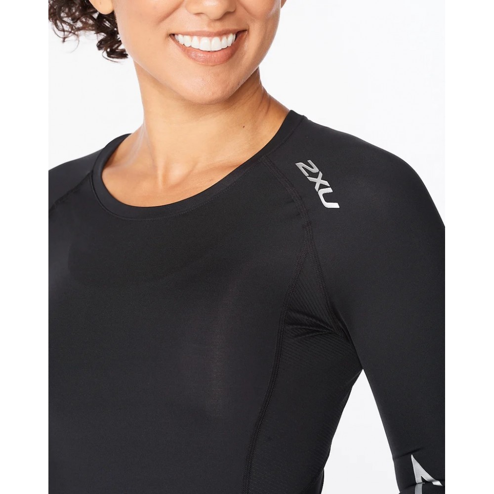 Buy 2XU Core Compression Long Sleeve Women Jersey Black/Silver