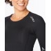 2XU Core Compression Long Sleeve Women Jersey Black/Silver