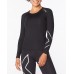 2XU Core Compression Long Sleeve Women Jersey Black/Silver