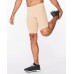 2XU Core Compression Men Shorts Beige/Silver