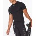 2XU Core Compression Short Sleeve Men Cycling Jersey Black/Silver