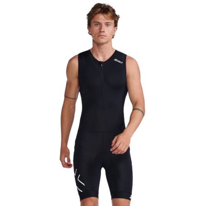 2XU Core Men Trisuit Men Black/White