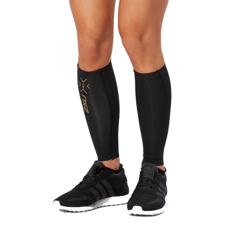 2XU Elite MCS Compression Calf Guard Black/Gold