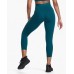 2XU Form Stash Hi-Rise Compression 7/8 Women Tights 2.0 Deep Jade