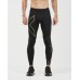2XU MCS Running Compression Tight W/Back Storage Black/Gold Reflective