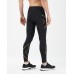 2XU MCS Running Compression Tight W/Back Storage Black/Gold Reflective