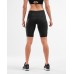 2XU MCS Running Women Shorts Black/Gold Reflective