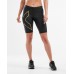 2XU MCS Running Women Shorts Black/Gold Reflective