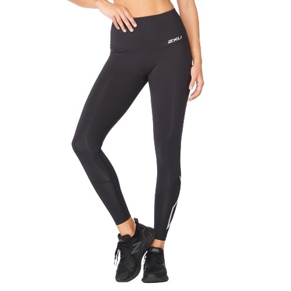 Buy 2xu Force Mid-Rise Compression Women Running Tight Black