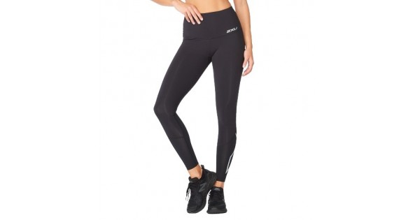 2XU Motion Tech Womens Long Running Tights - Black