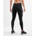 2XU Motion Mid-Rise Compression Women Tights Black/Dotted Reflective Logo