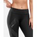 2XU Motion Mid-Rise Compression Women Tights Black/Dotted Reflective Logo