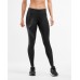 2XU Motion Mid-Rise Compression Women Tights Black/Dotted Reflective Logo