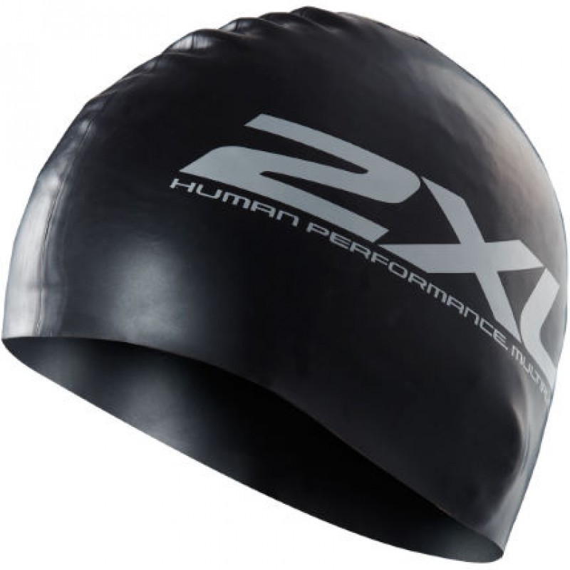 2XU Silicone Swimming Cap Black