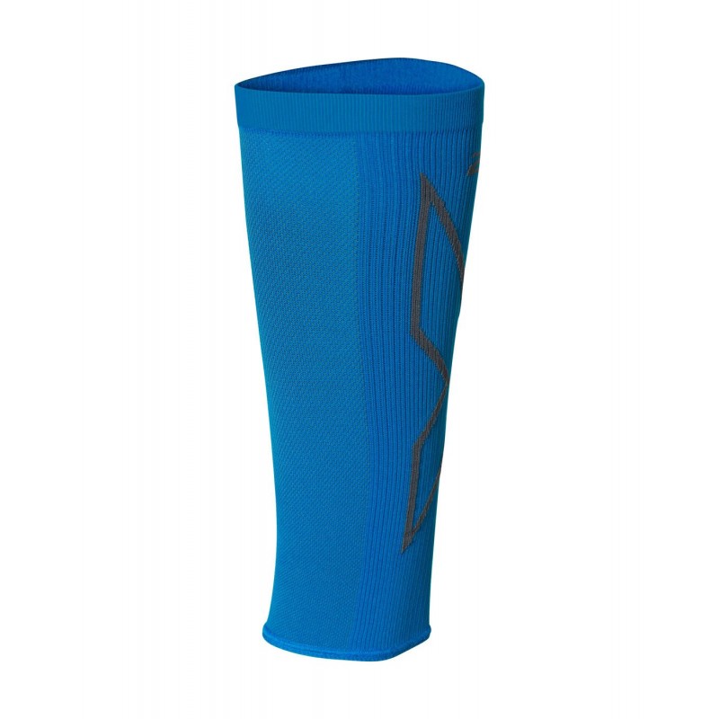 2XU X Compression Calf Sleeves (Leg Cover) Vibrant Blue/Grey