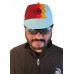 Actuo Unisex Cycling Cap Sunrise Red/Sky blue