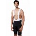 Actuo Pro Men Cycling Gel Padded Bib Shorts White/Black