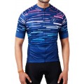 Actuo speed Racer Fit Men Cycling Jersey Infinity Blue 