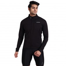 Actuo Winter Cycling Jersey Black