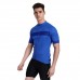Actuo Neo Racer Fit Cycling Jersey Blue