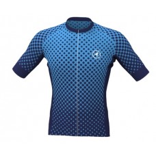 Actuo speed Racer Fit Men Cycling Jersey Magnetic blue 
