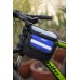 Adatri Bicycle Double Sided Front Frame Bag With Mobile Pouch Blue & Black (AVBA-016)