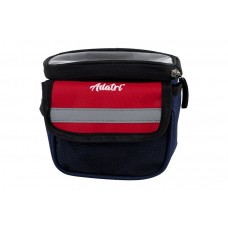 Adatri Bicycle Double Sided Front Frame Bag With Mobile Pouch Red & Navy Blue (AVBA-017)