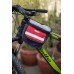 Adatri Bicycle Double Sided Front Frame Bag With Mobile Pouch Red & Navy Blue (AVBA-017)