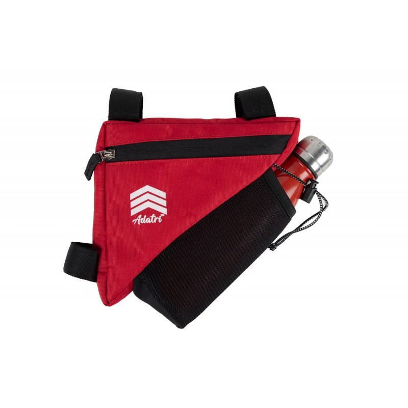 Adatri Bicycle Frame Bag With Bottle Holder Red (AVBA-009)