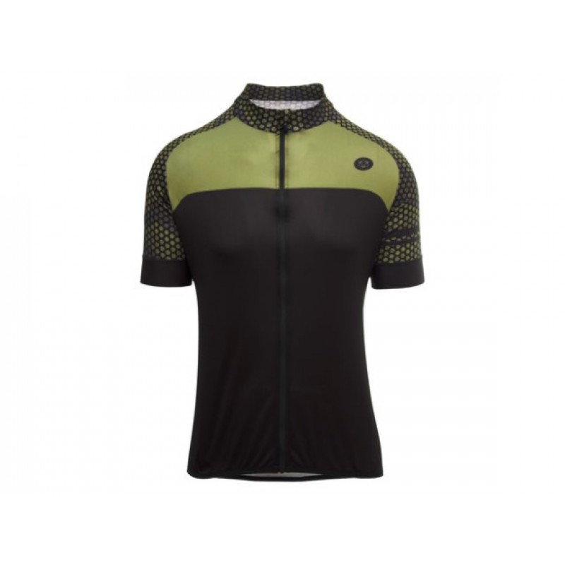 AGU Hexa Camo SS Trend Men Cycling Jersey Army Green