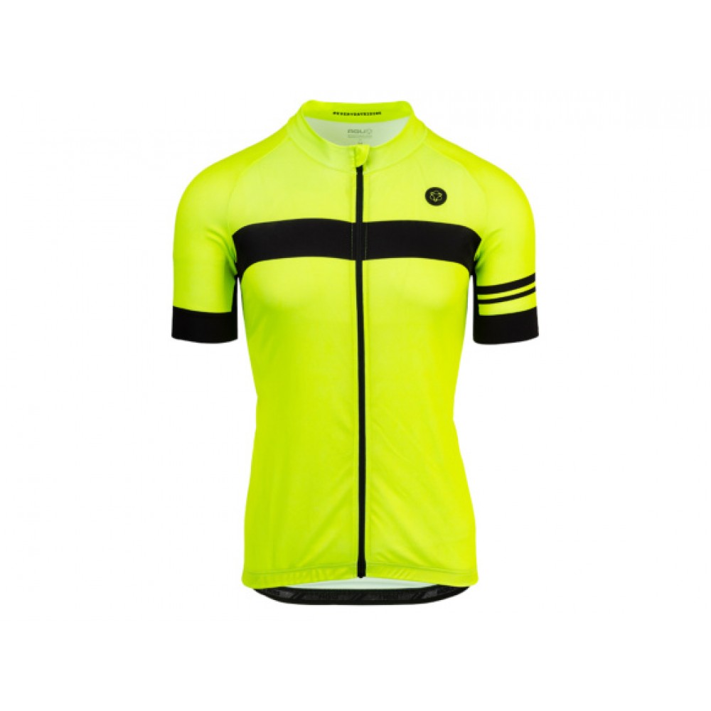 neon yellow cycling jersey