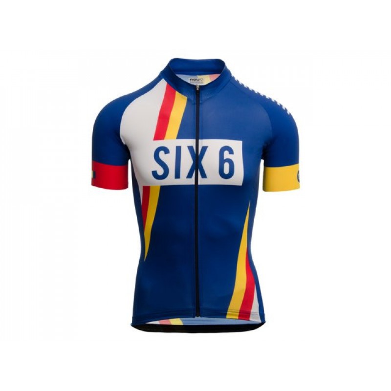 AGU SS SIX6 PNSC Men Cycling Jersey Rebel Blue