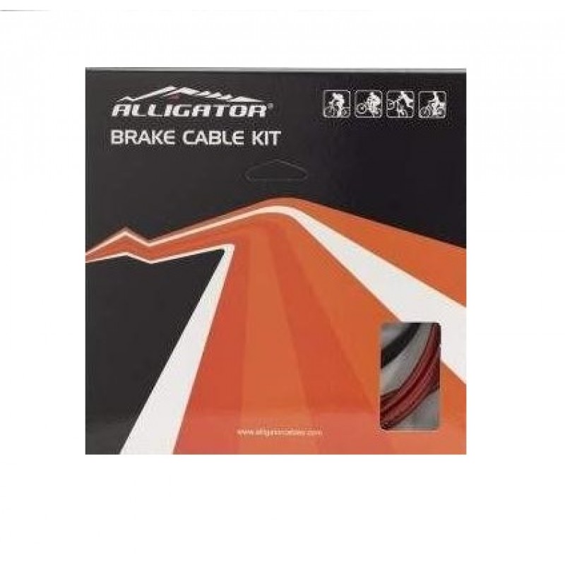 Alligator Bicycle Silver Star Road Brake Cable Kit Black