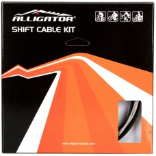 Alligator Bicycle Gear Cable Kit Super Light Sram/Shimano Black